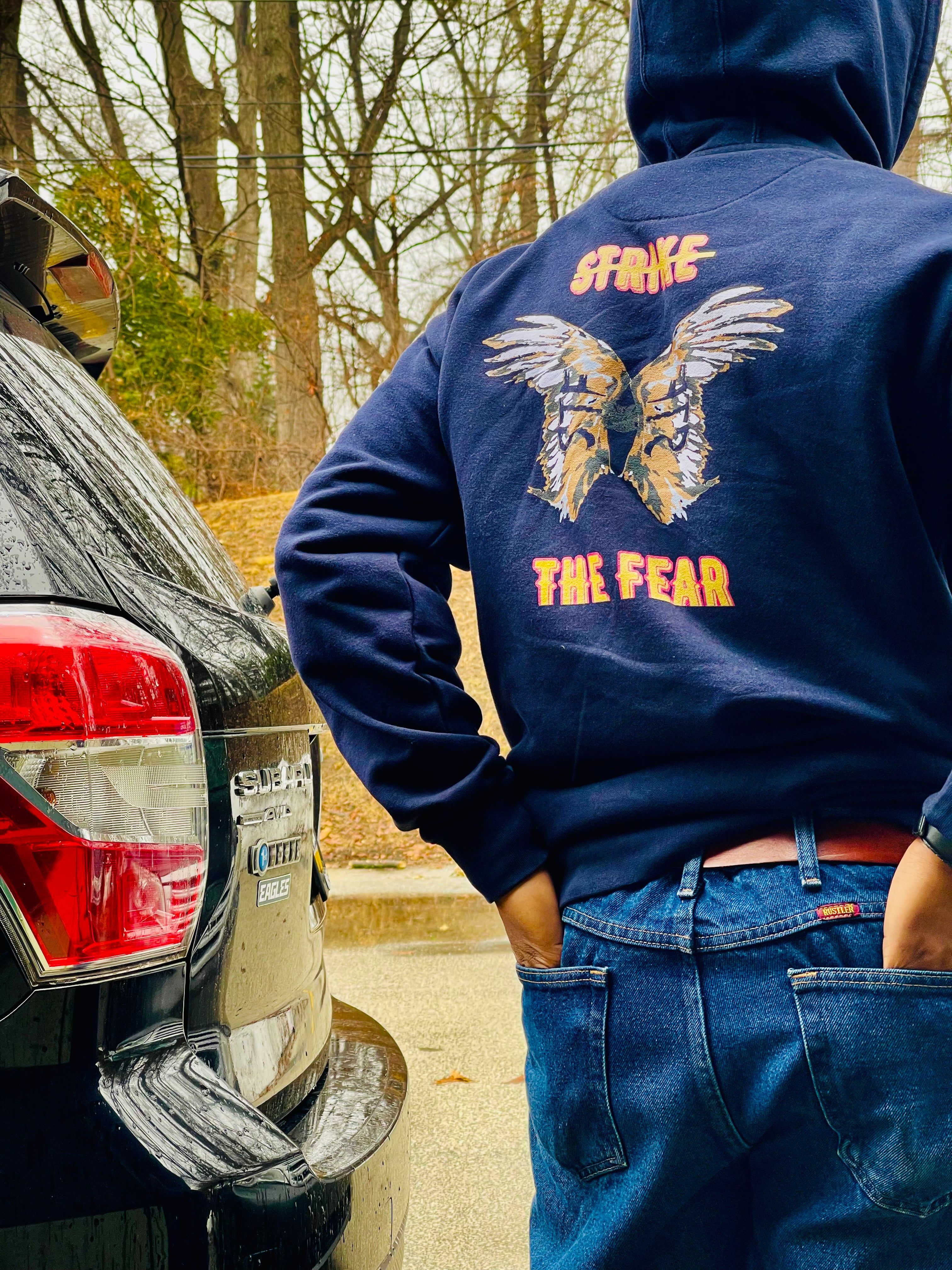 STF Double Angel Wings Hoodie – Front & Back