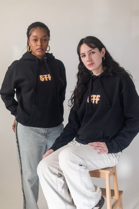 STF front and back, Double Angel Wings Unisex Hoodie