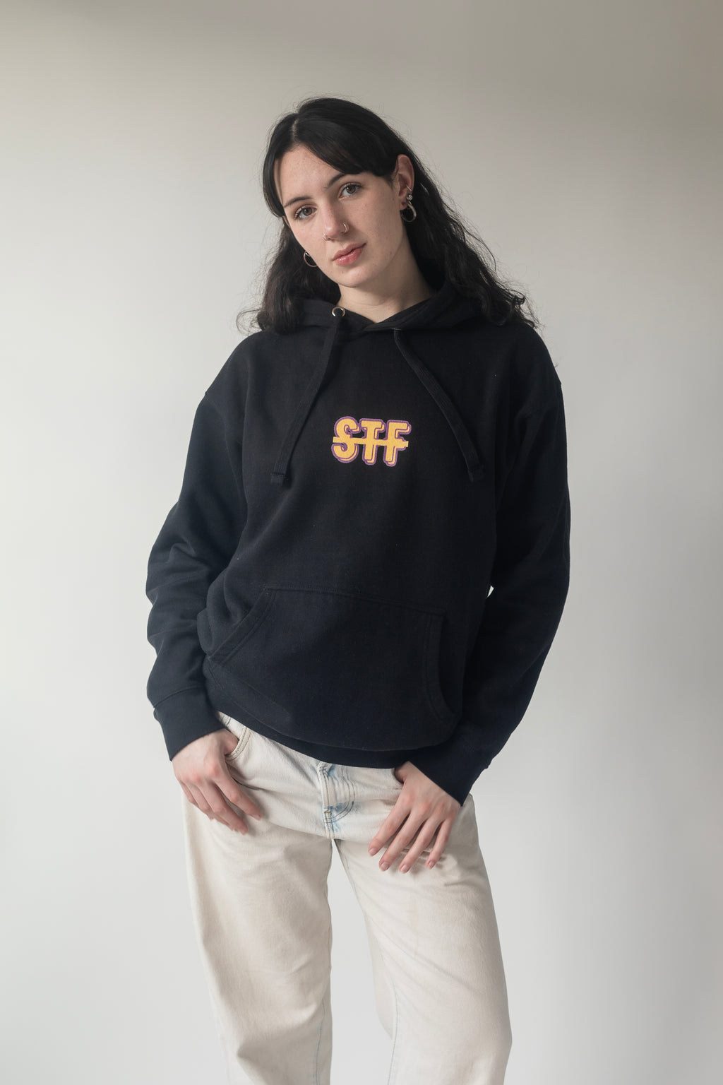 STF front and back, Double Angel Wings Unisex Hoodie