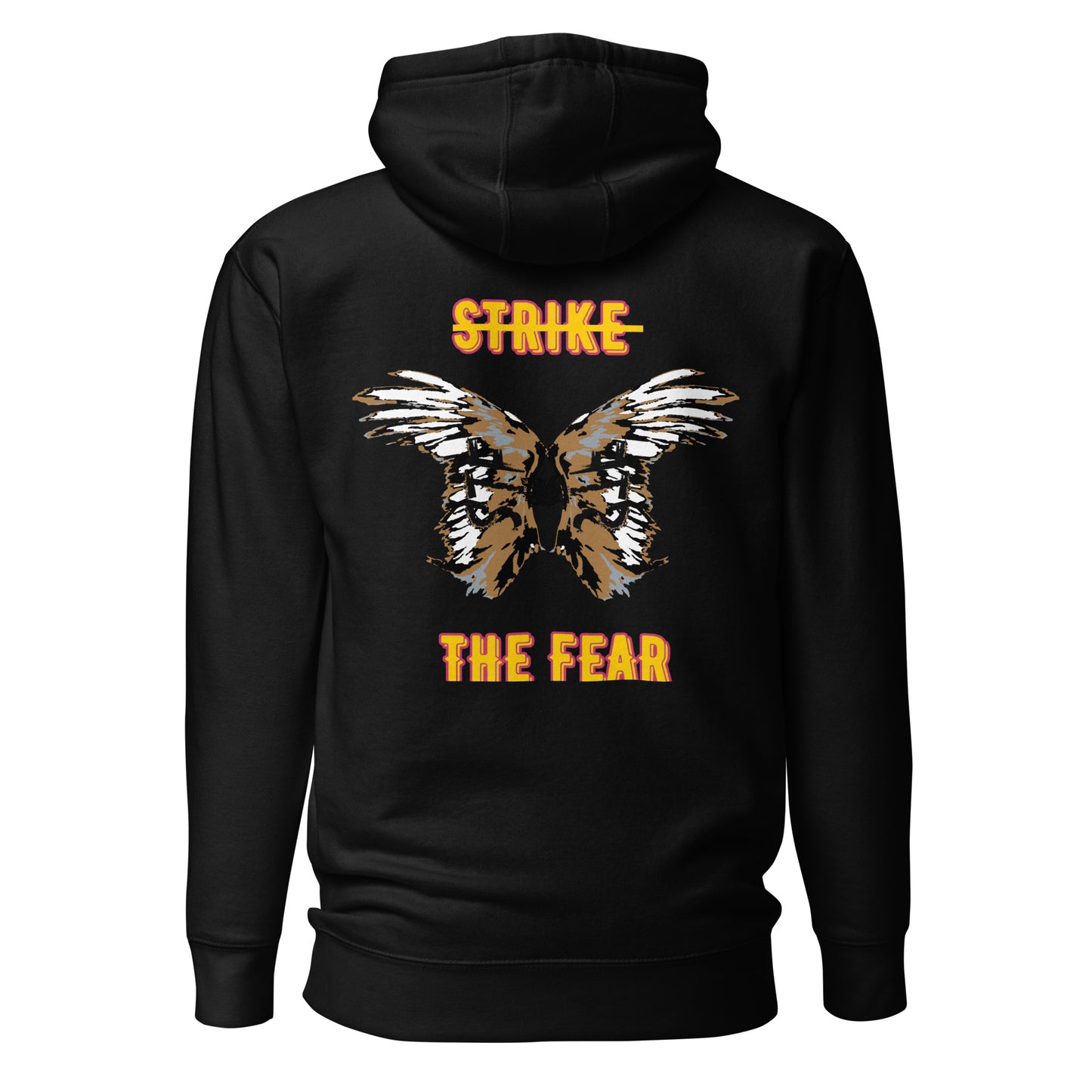 STF front and back, Double Angel Wings Unisex Hoodie