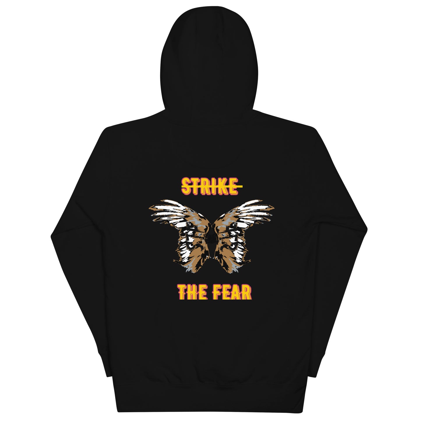 STF front and back, Double Angel Wings Unisex Hoodie