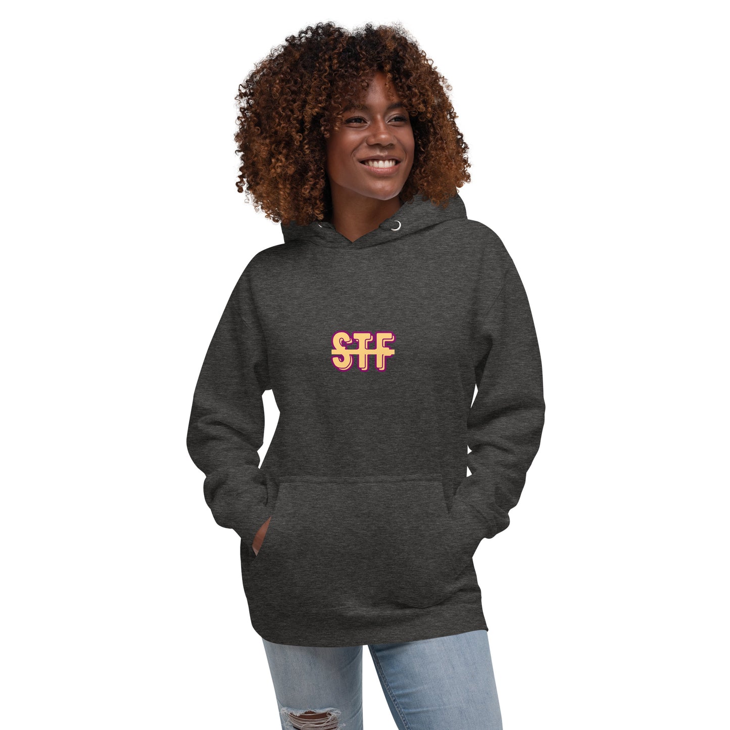 STF front and back, Double Angel Wings Unisex Hoodie