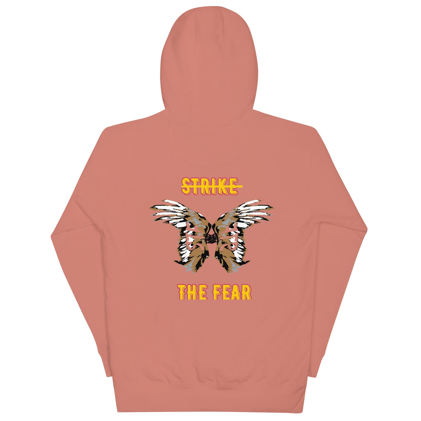 STF front and back, Double Angel Wings Unisex Hoodie