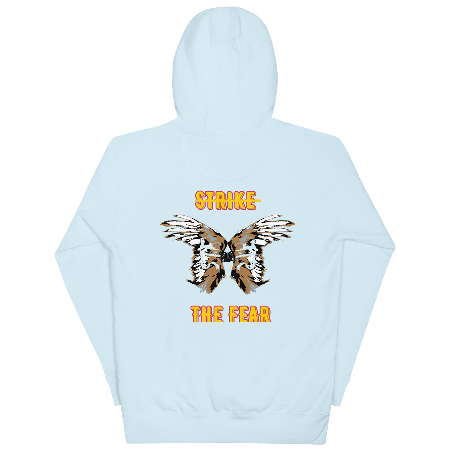 STF front and back, Double Angel Wings Unisex Hoodie