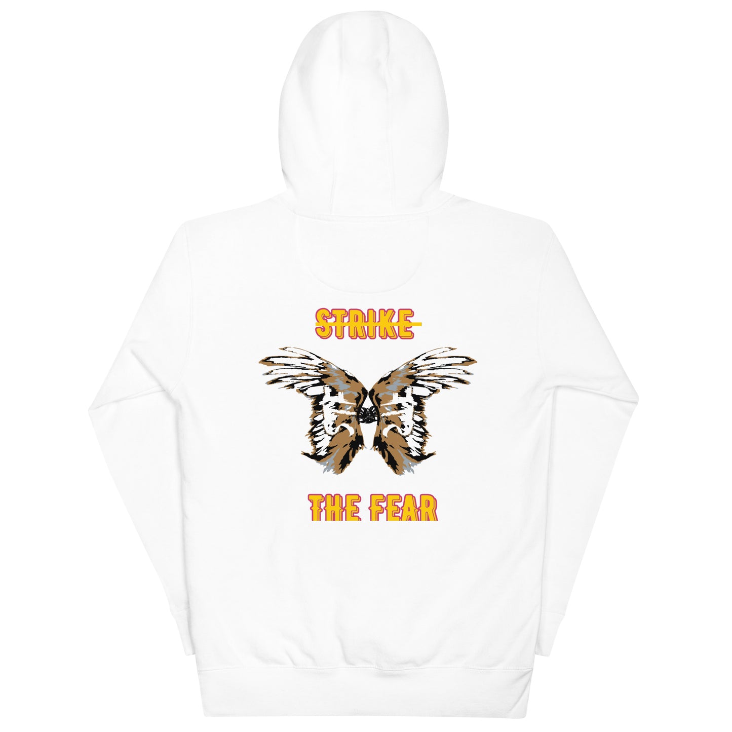 STF front and back, Double Angel Wings Unisex Hoodie